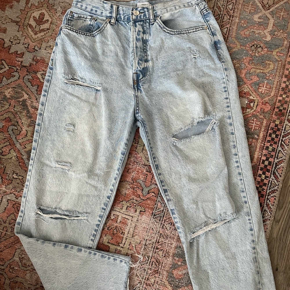 Forever 21 Light Blue Denim Jeans